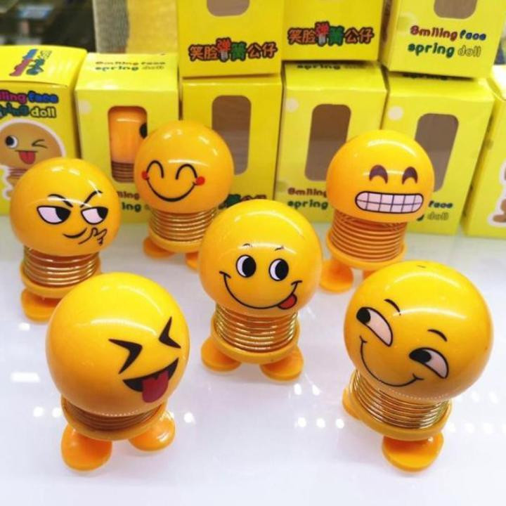 Spring Shaking Head Emoji Toys
