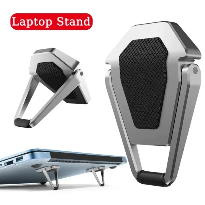 New Metal Foldable Laptop Stand Universal Non-slip Bracket Support for Laptops Mount Holder Feets