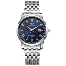 【TianYu Mall】Luxury Roma Numerals Men's Watch Stainless Steel Band Wristwatches Male Date Relogio Masculino