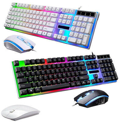 Gaming Mouse And Keyboard Combo G21 Rgb Keyboard Mouse Combo With Rgb Backlit Keyboard - Perfect For Laptop Desktop And Gaming Pc Setup