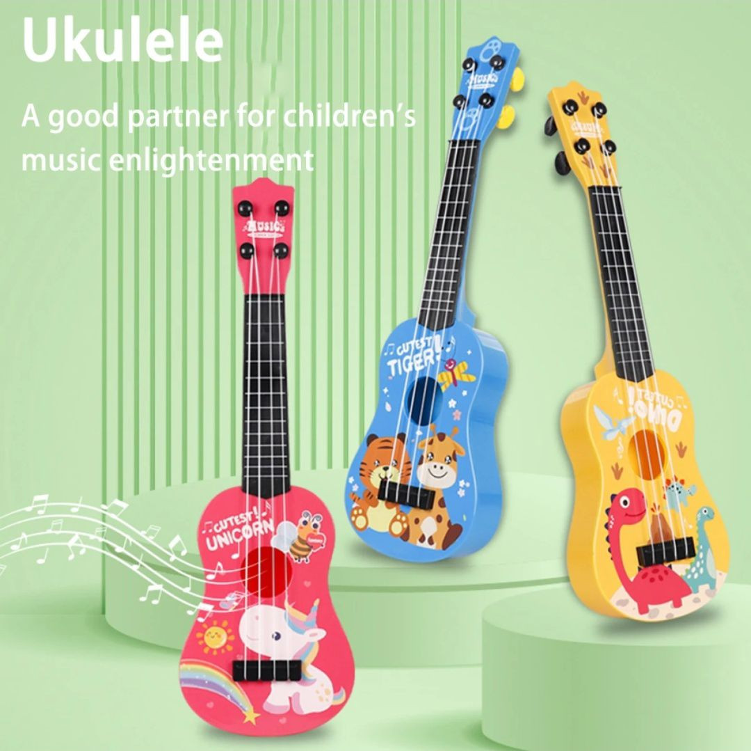 19 inch Guitar For Children 4 string Musical Instruments Kid Education Toys