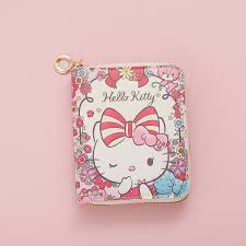 Hello kitty cat purse/ ladies purse/ cute purse wallet card holder for women/Girl