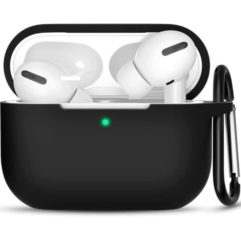 For Airpods_Pro 2 Silicone Soft Case- (Protective Headphone Case) - Maroon, Black, Blue, Grey,Green