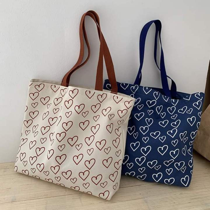 TAG Lifestyle Canvas Tote Bag/Fashionable Top Handle Bag Off White Color with Zipper for girls For University/College/Trendy Fashionable Women