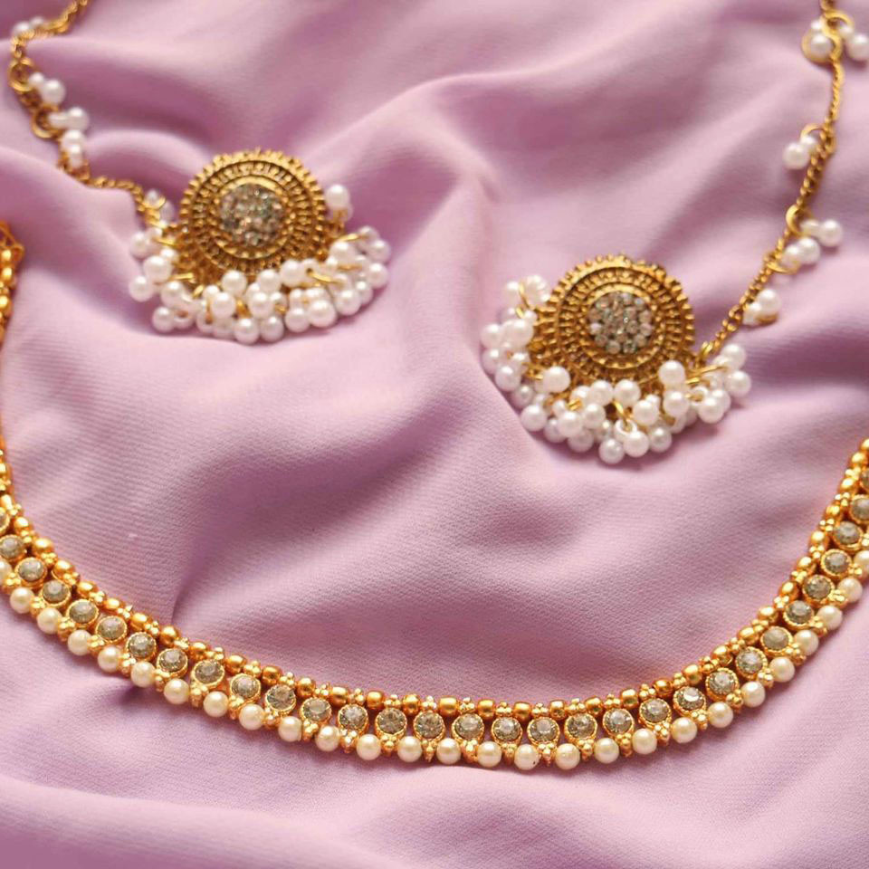 Bahubali Earrings Jhumka Tana Kanerdul Necklaces Tikli For Women & Girls