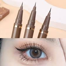 Ultra Thin Black Brown Lower Eyelash Eyeliner Pen Waterproof Lasting Smooth Lying Silkworm Eyes Liner Pencils Eye Makeup Tools