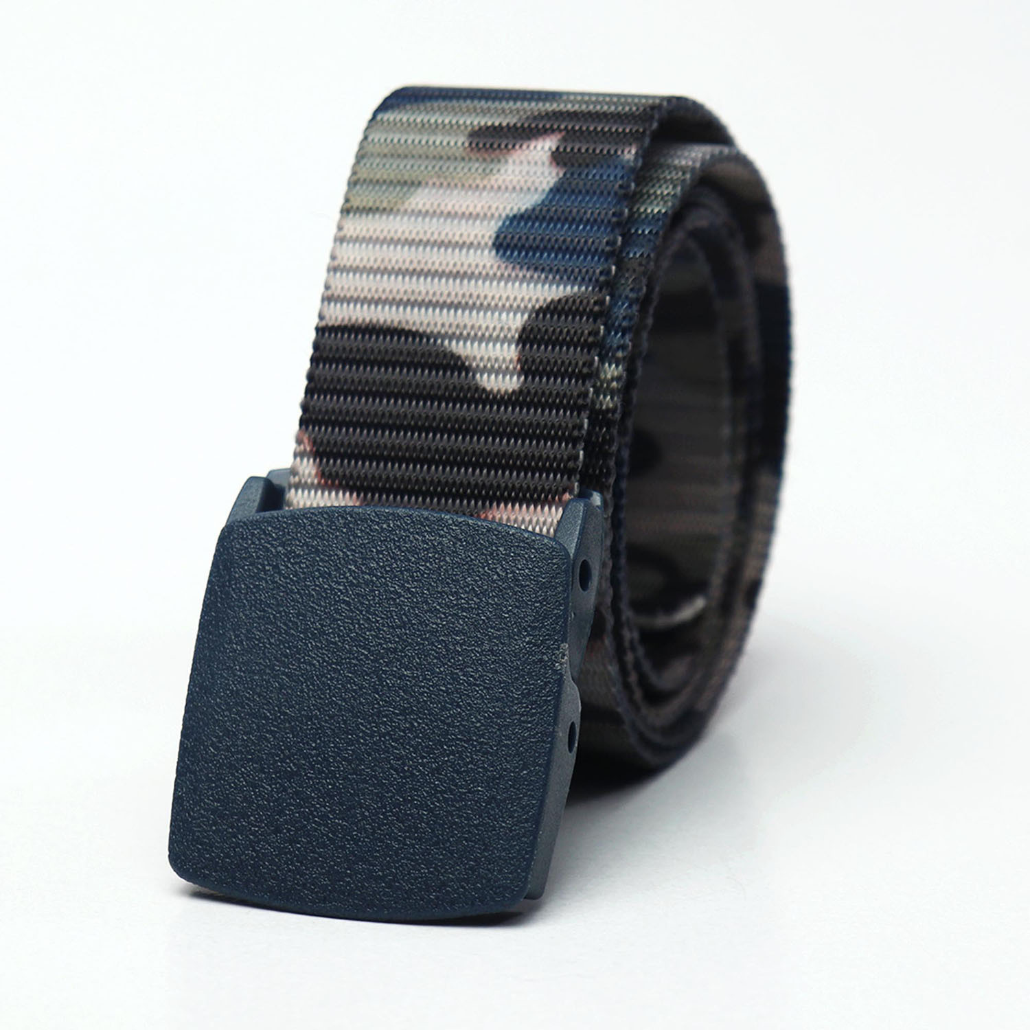 Canvas Hot Tactical Casual Plastic Black Buckle Belt for Men