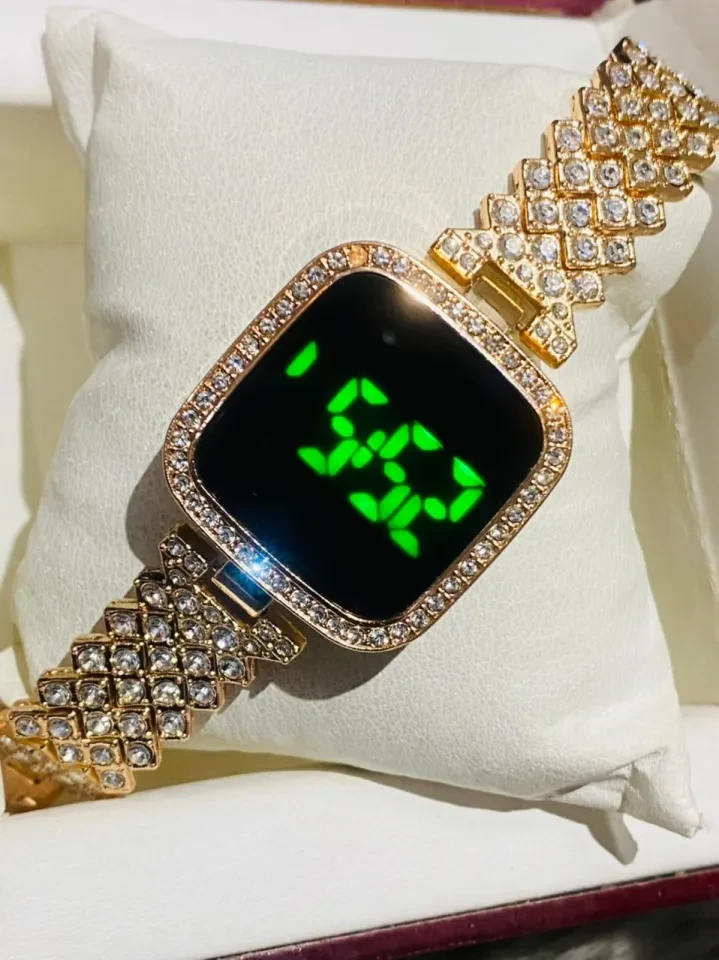 Stylish Screen touch LED Display Fashionable Women Watch