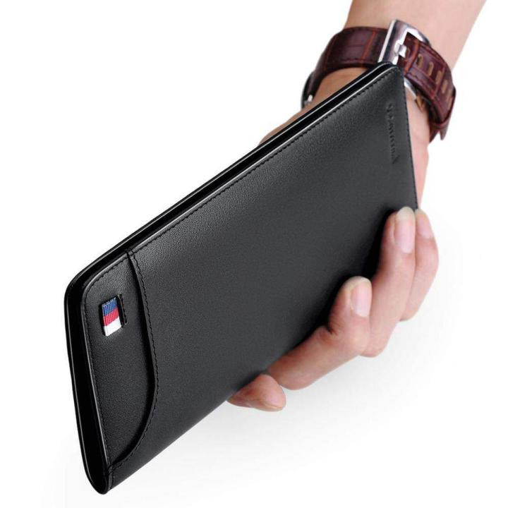 Mobile Cover and Card Holder Long Wallet - Black