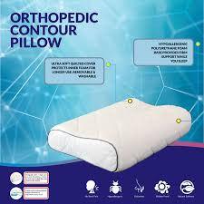 APEX FOAM Orthopedic Contour Pillow (20X13.5) - Imported Fabric