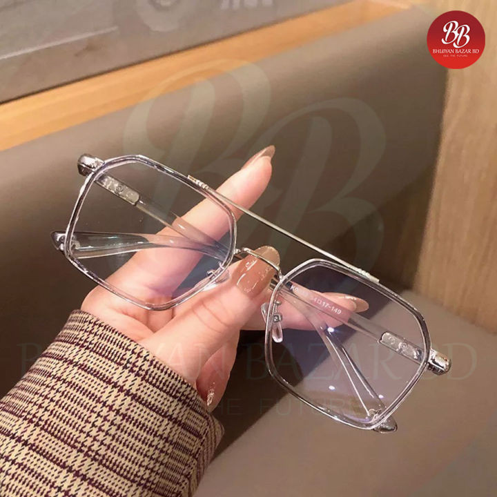 Fashionable Anti-reflective and radiation proof Black to White Sunglass for men