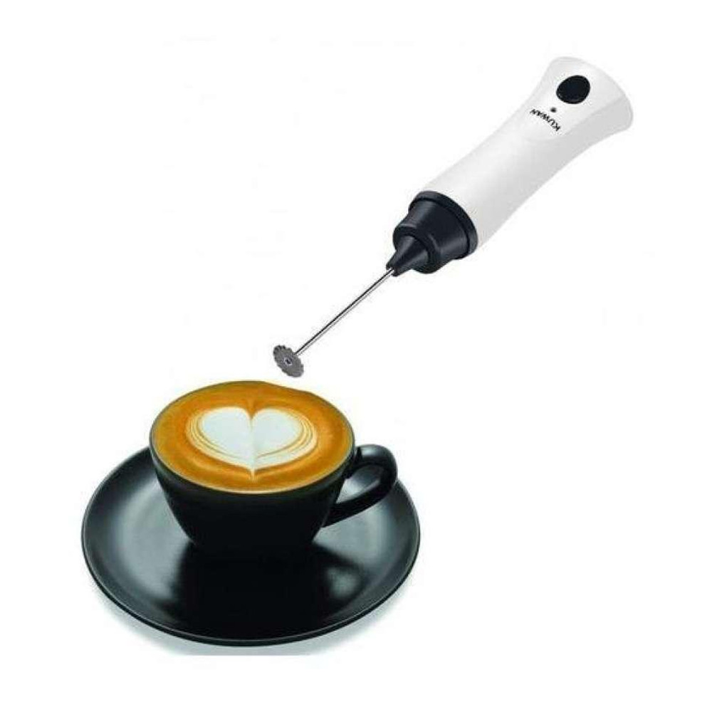 Hand Liquid Mixer and Coffee Maker Juice Maker Rechargeable-White