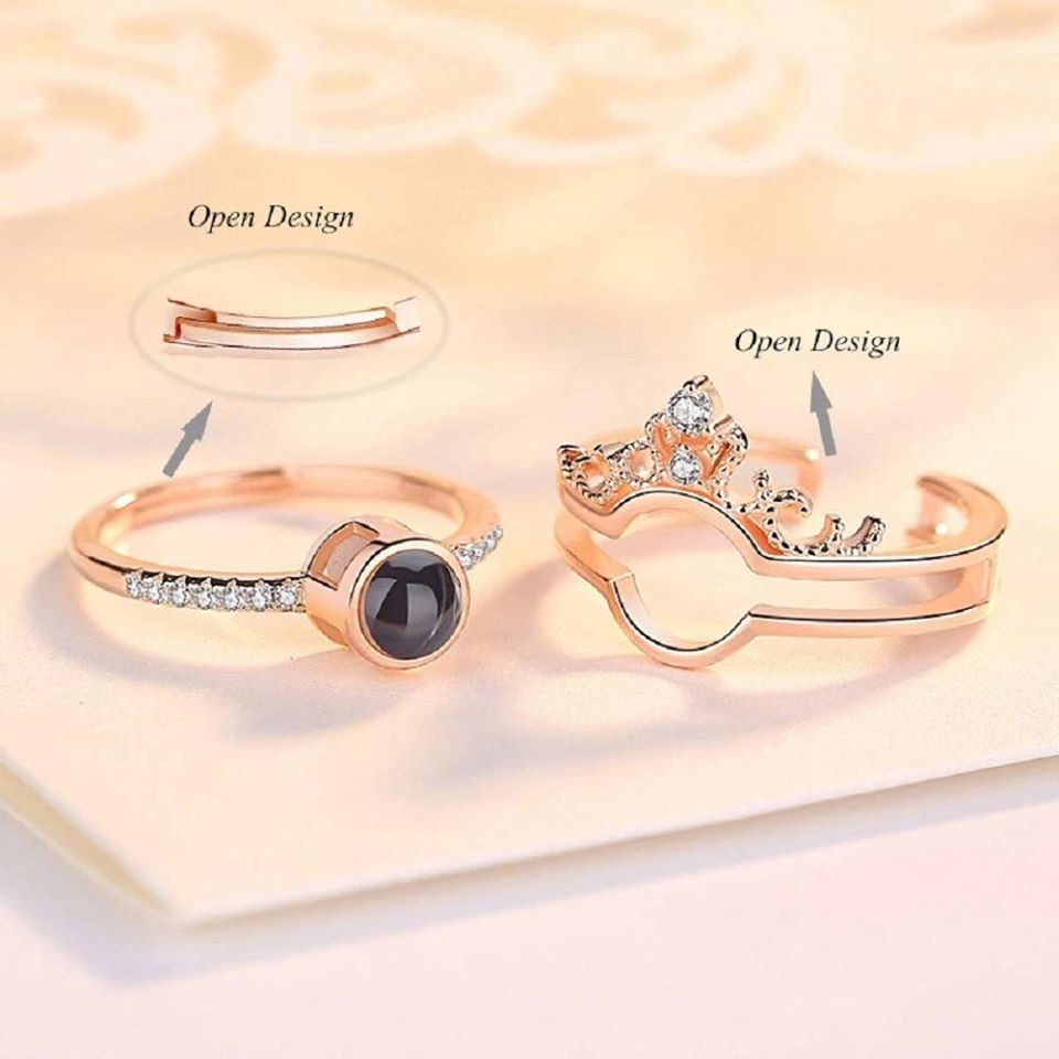 100 Languages I Love You Finger Ring - Ring For Girls - Ring - Couple Ring