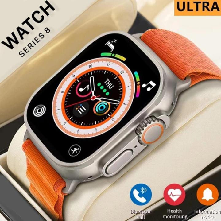 T800 Ultra Smartwatch Series 8 1.99 Inch for Men Women Smart Watch IP67 Waterproof Wireless Charging Fitness Bracelet
