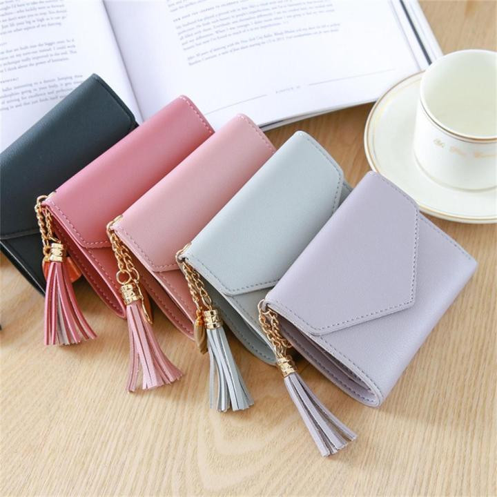 Ladies clutch purse Mini Wallet For Women Card Holder Short PU Leather Bags Short Small Coin Keeper for Girls