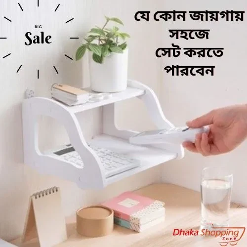 Shop Pro 2 Layer High Quality WiFi Router Stand | Wall Mounted Shelf