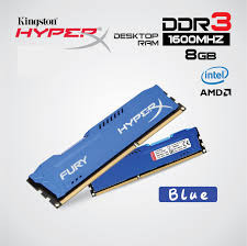 HyperX DDR3 8GB 1600MHz Desktop Ram.