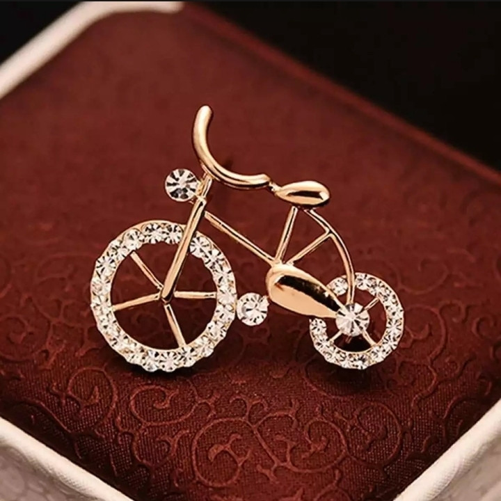 Cycle Brooch Hijab Safety Pin for Women