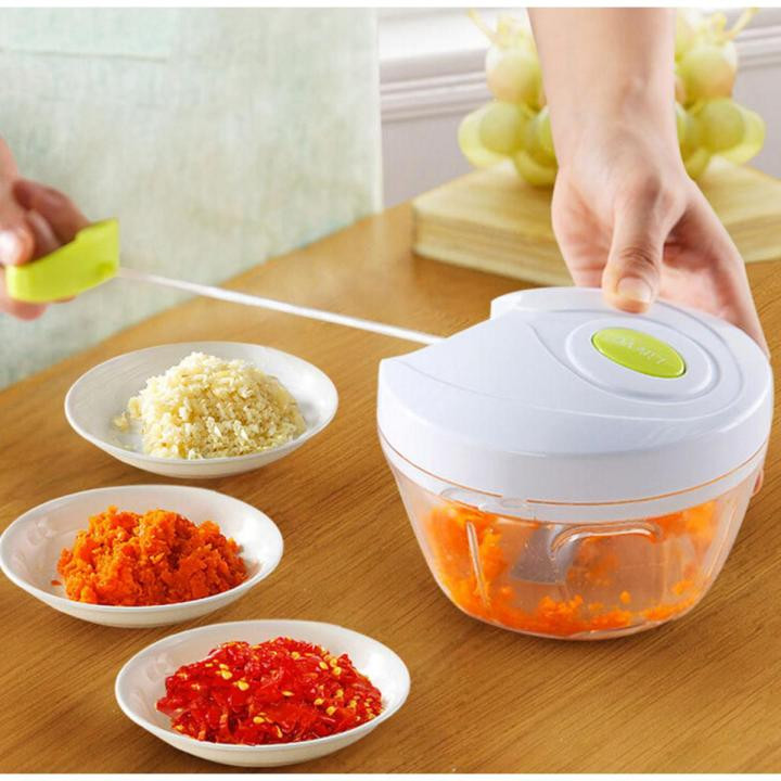 Mini Handy Plastic Chopper with 3 Blades