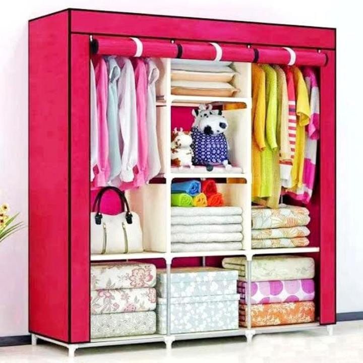 Portable Wardrobe cloth storage 3 parts