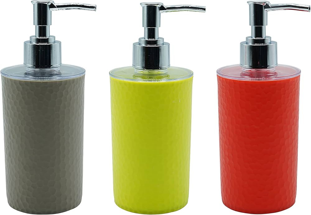 Bathroom Soap Dispenser Hand-Wash Refill Bottle Plastic Body -1Pcs 250ml (Multicolor)