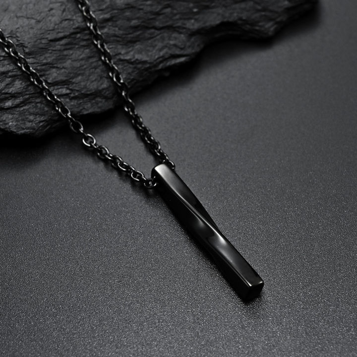 Black Color Metal Chain for Men