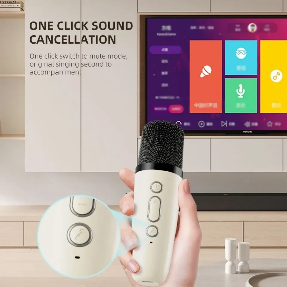 K12 Speaker High-end Bluetooth Audio Small Home Ktv Karaoke Microphone Professional Children's Singing Bluetooth Speaker