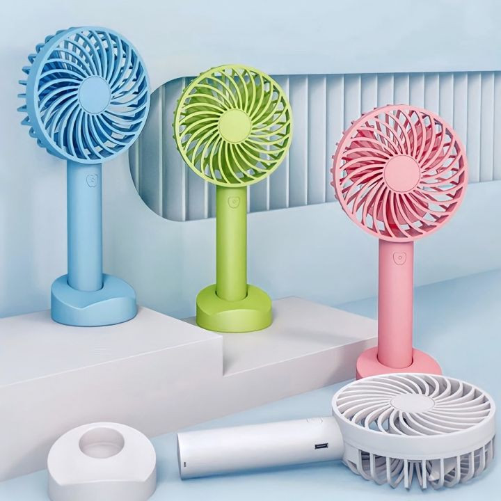 Stylish Handy Mini USB Lithium Battery Rechargeable Hand Fan