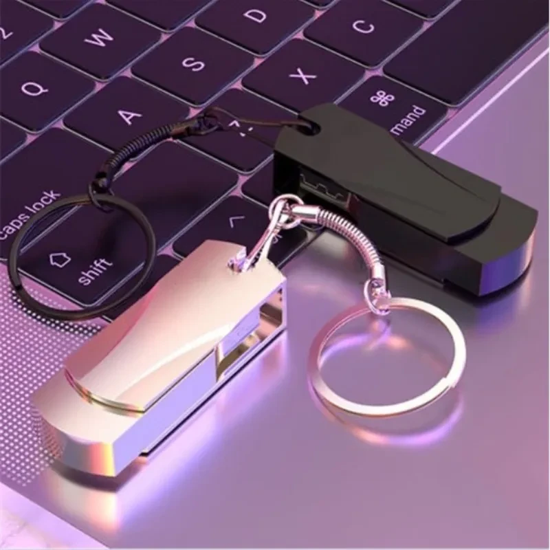 【Ready Stock+FREE Shipping+COD】Pen Drive HP High Speed rotating USB Flash Drive 1TB 2TB 128GB 256GB 512GB USB2.0 PenDrive Mental Drive Data Storage Jump Drive With Keychain