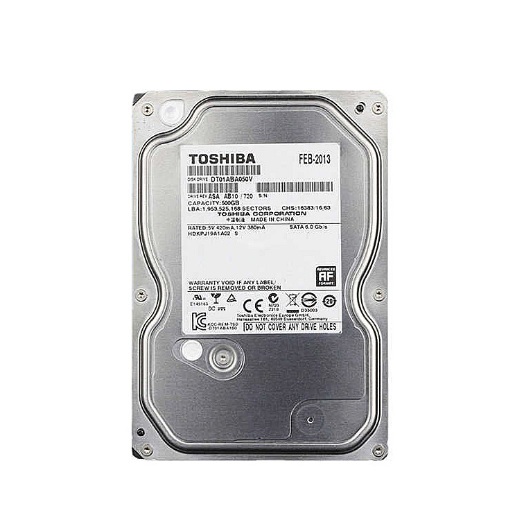 Toshiba 500gb Internal Desktop Hard Disk With 1Years Warranty
